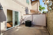 Private porch at The Nines Townhomes in Escondido, California. - The Nines Townhomes