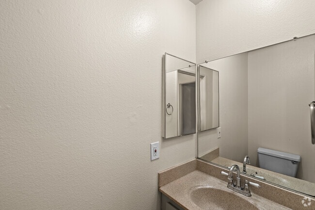 2BR, 1.5BA - 790SF - Bathroom - Marlindo Apartments