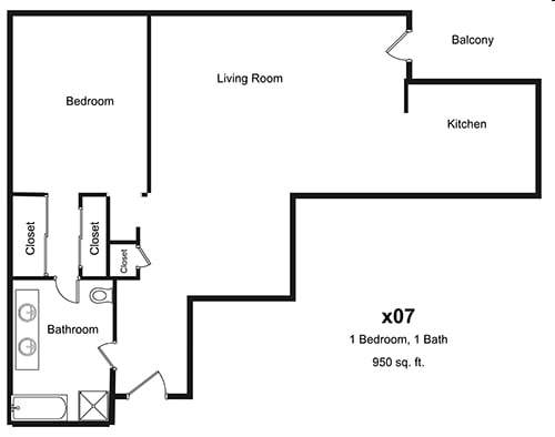 1BR/1BA - 1 bed/1 bath