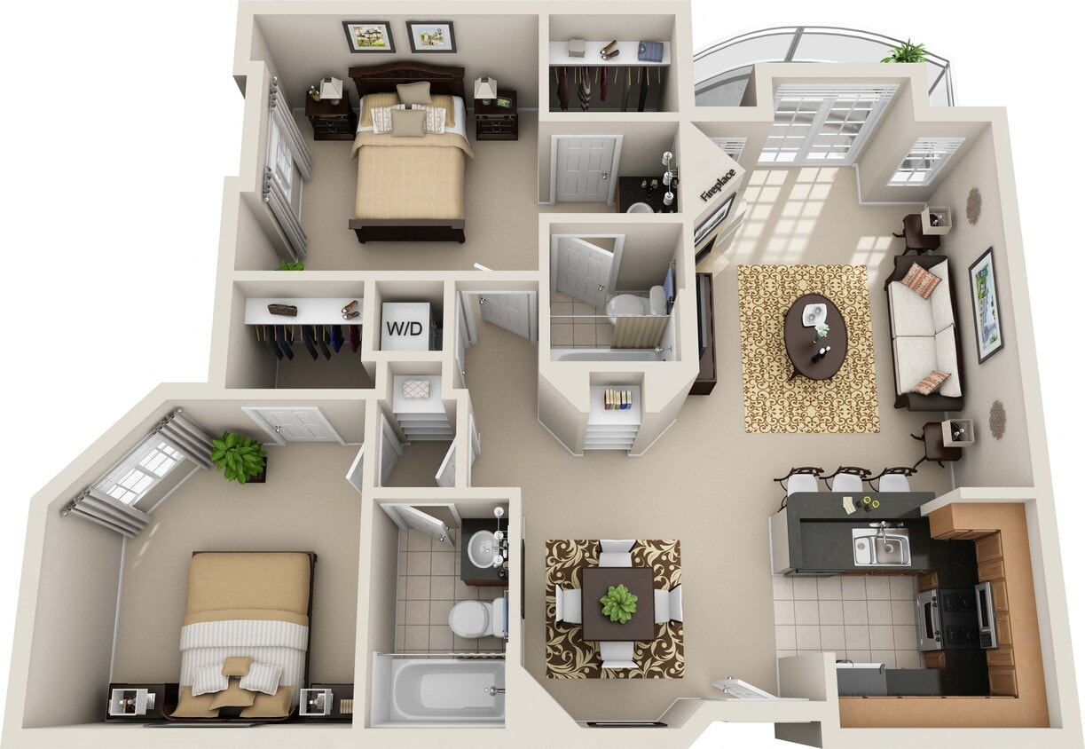 Floor Plan - Two Bedroom B
