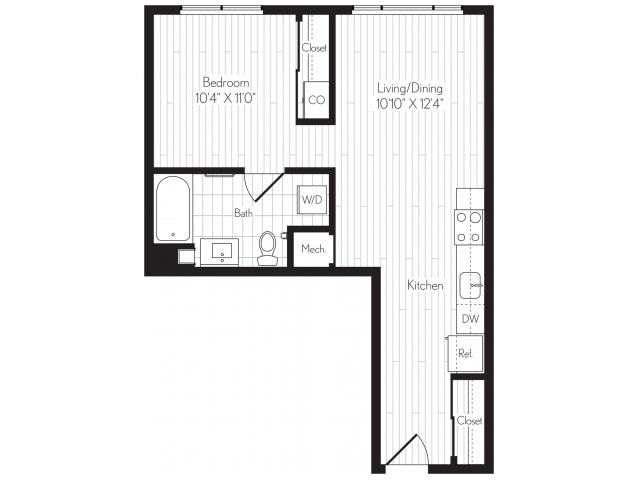 A03 One Bedroom - A03