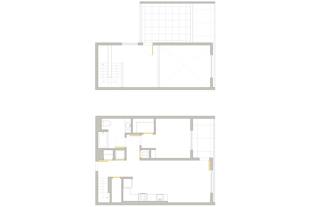 Floor Plan - Plan 10 - 1 Bedroom Penthouse