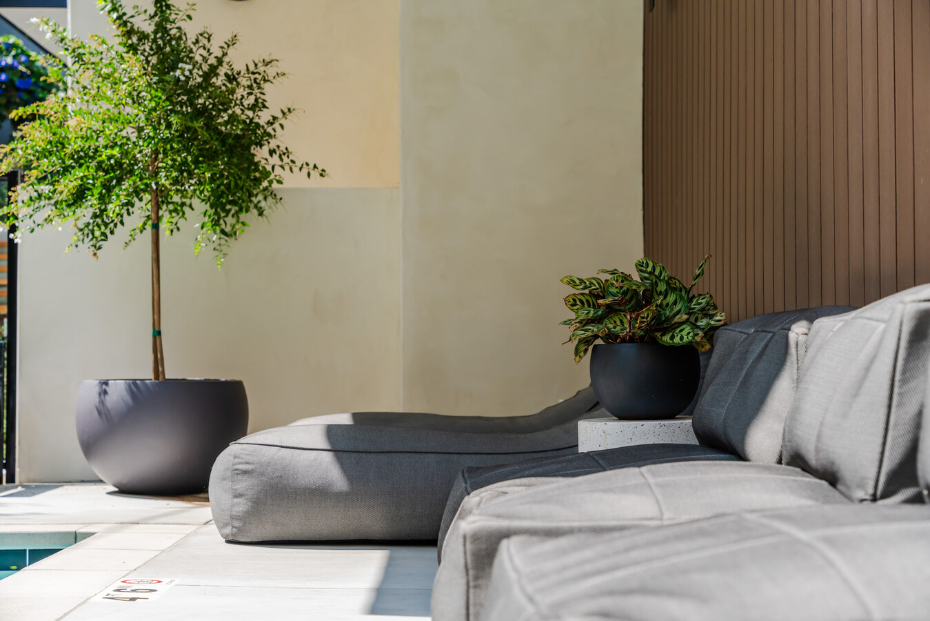 Comfortable pool furniture - The Madison Apartments Unit 842-6