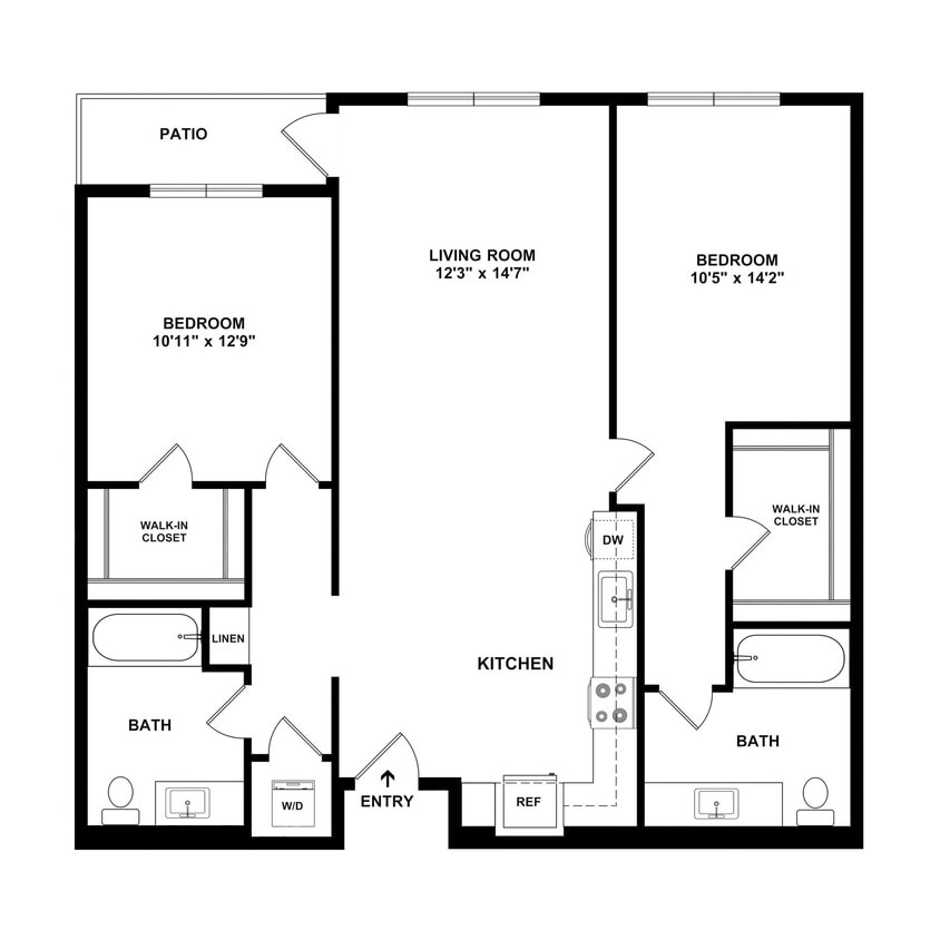 Floor Plan - 2B