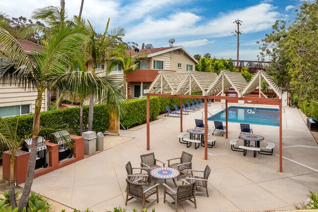 Picnic Area and Pool - Keswick Court Apartments