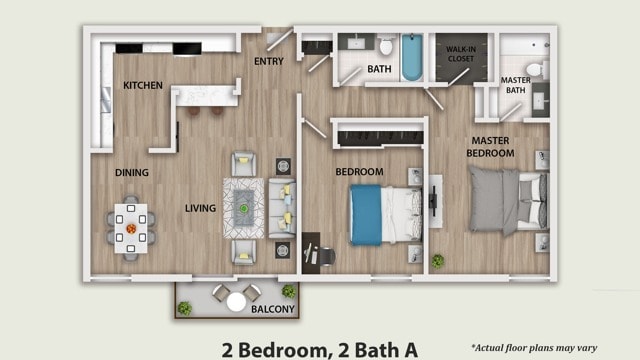 2BR/2BA - 2BR/2BA