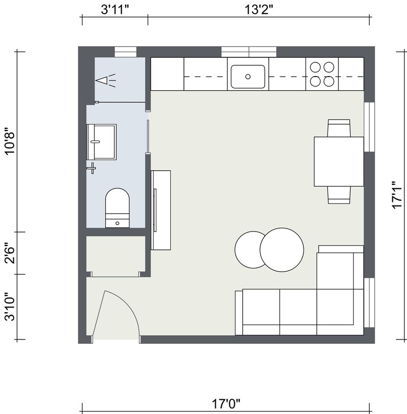 Floor Plan - ADU - Affordable