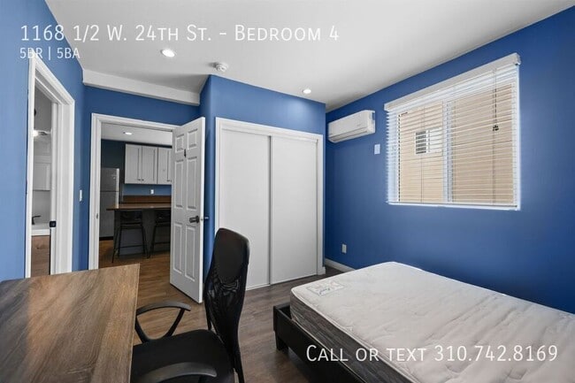 Photo - 1168 1/2 W. 24th St.-Bedroom 4 Unit Bedroom 4