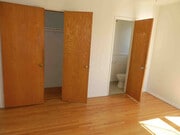 Bedroom small bathroom big closet - 108 N Hayworth Ave Apartments Unit 4