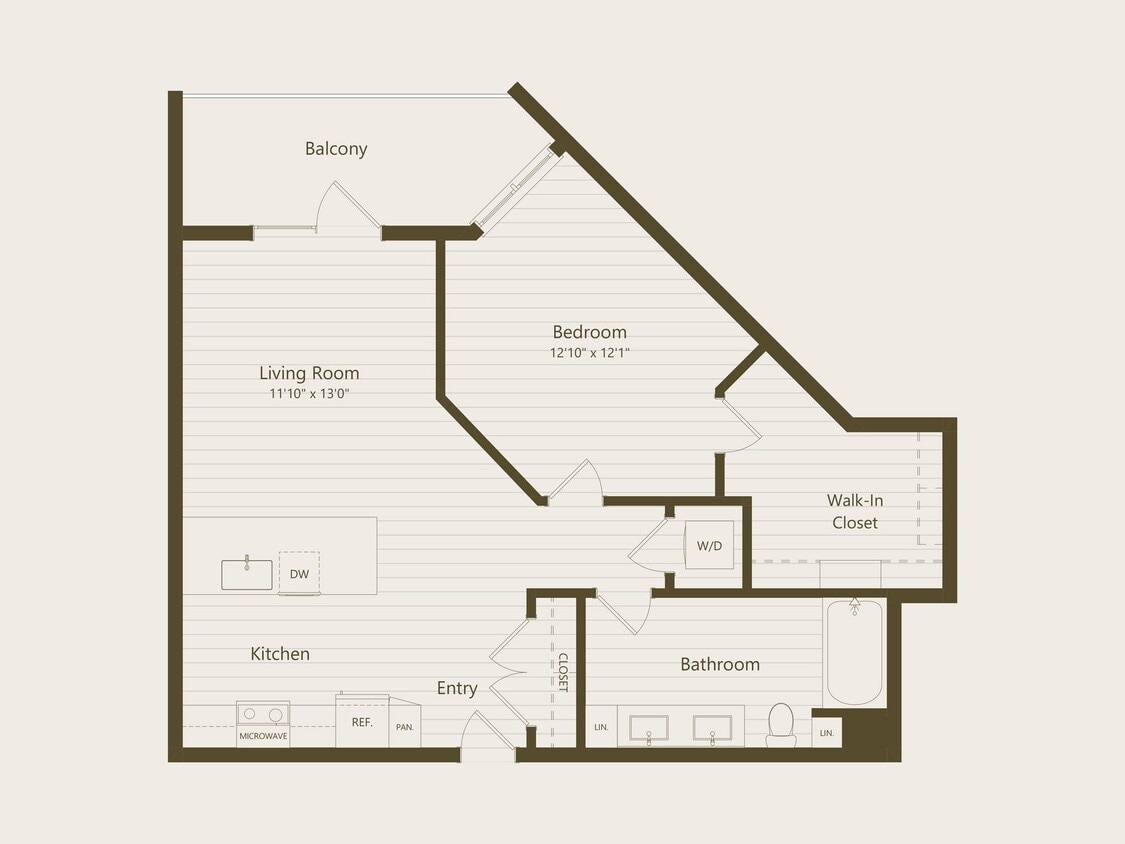 Floor Plan - 1K