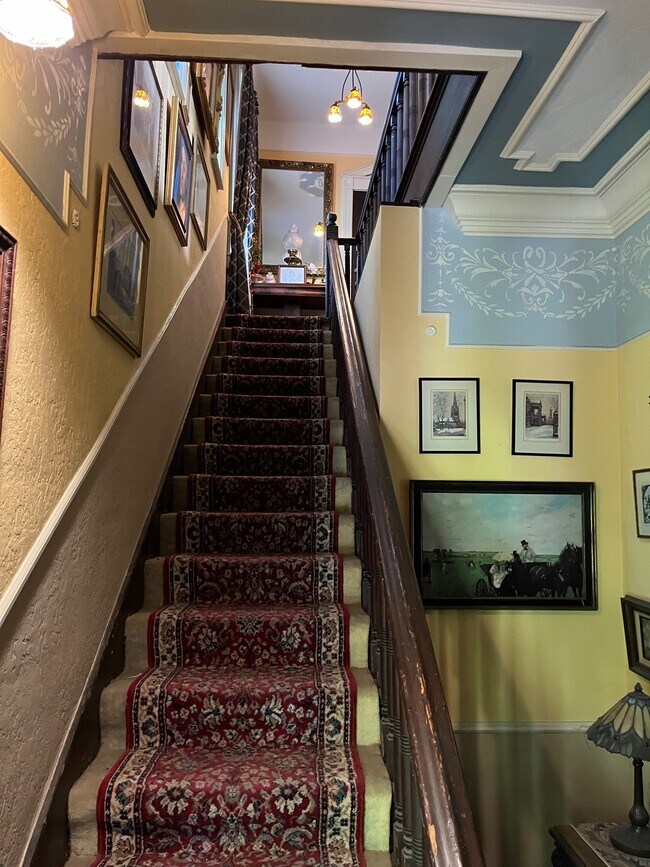 Staircase up to Apartments - 159 W Montecito Ave Unit AptB