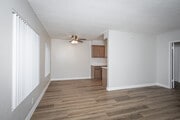1BR, 1BA - 540SF - Living Room/Dining Room - 830-842 Elm Ave Apartments