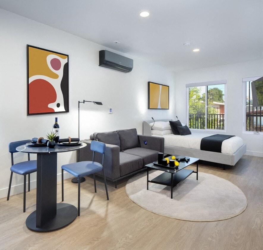 Floor Plan - Furnished Co-Living Studio Suite