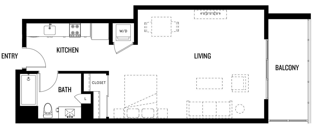 S4 floor plan Rise Koreatown - S4