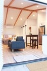View from entrance, showcasing the high ceilings. - 2147 S Orange Dr House