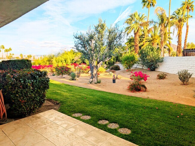 Walk out patio privately situated - 45390 Driftwood Dr