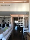 Spiral staircase leading up to loft/sundeck - 1808 Manning Ave Condo Unit 302
