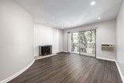 2BR, 1BA - 950SF - Living Room - French Court Apartments
