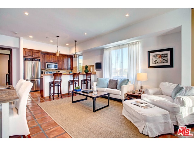 Kitchen + Living Room - 4307 S Centinela Ave