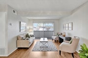 2BR, 2BA - 796SF - Living Room - Upland Village Green