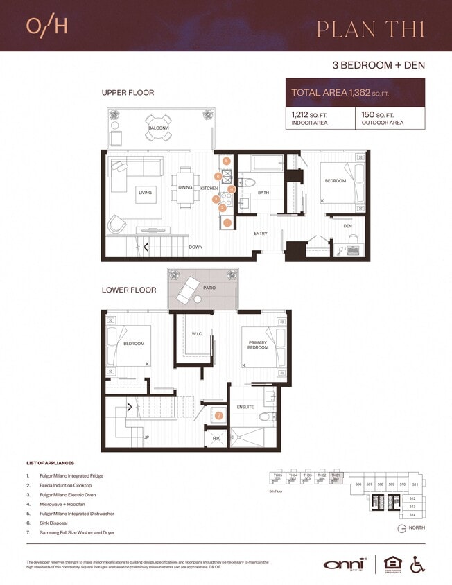 Floor Plan - Plan TH1