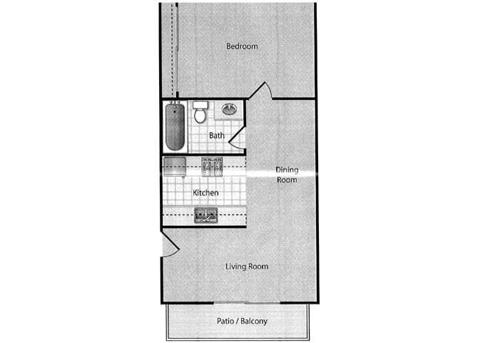 Floor Plan - 1BR