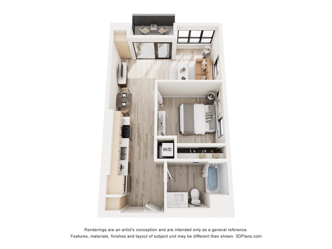 Floor Plan - 1BU3