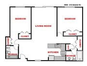 Photo - Dual master condo located in University Heights