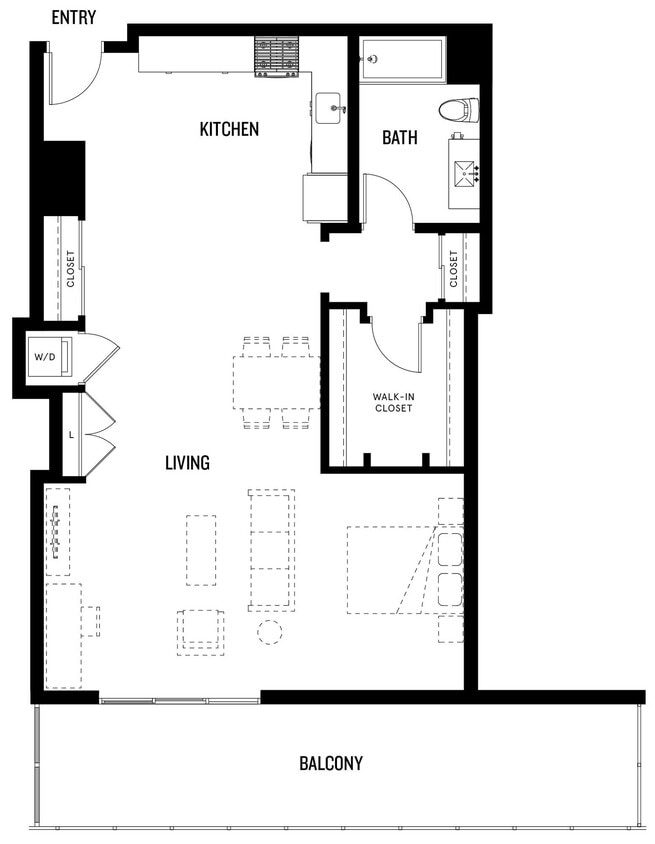 S5 floor plan Rise Koreatown - S5