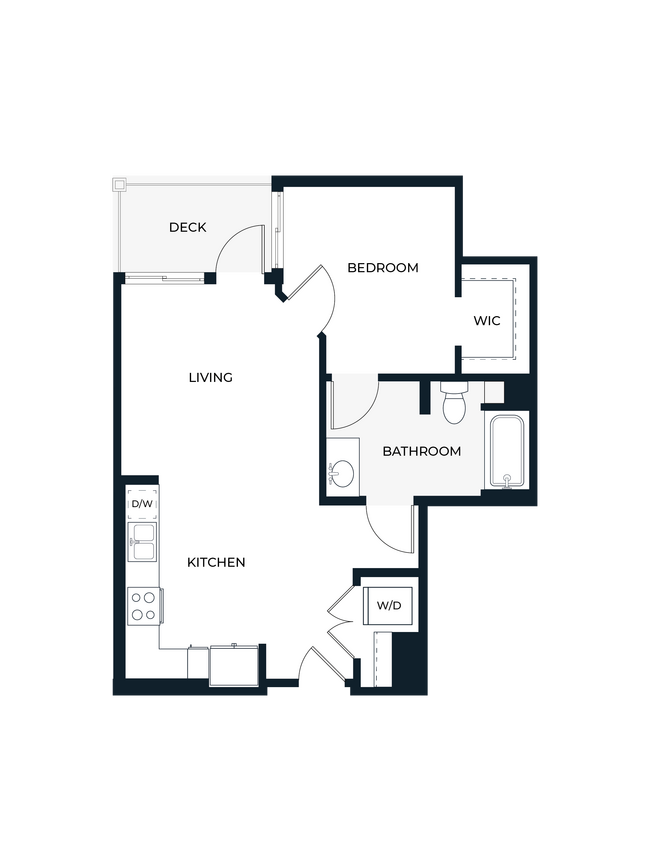 Floor Plan - One Bedroom A2