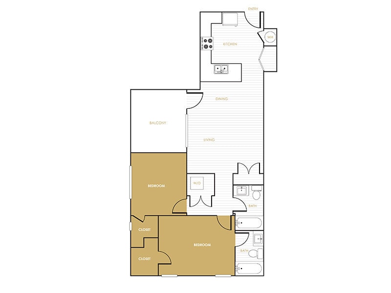 Floor Plan - 2x2_938