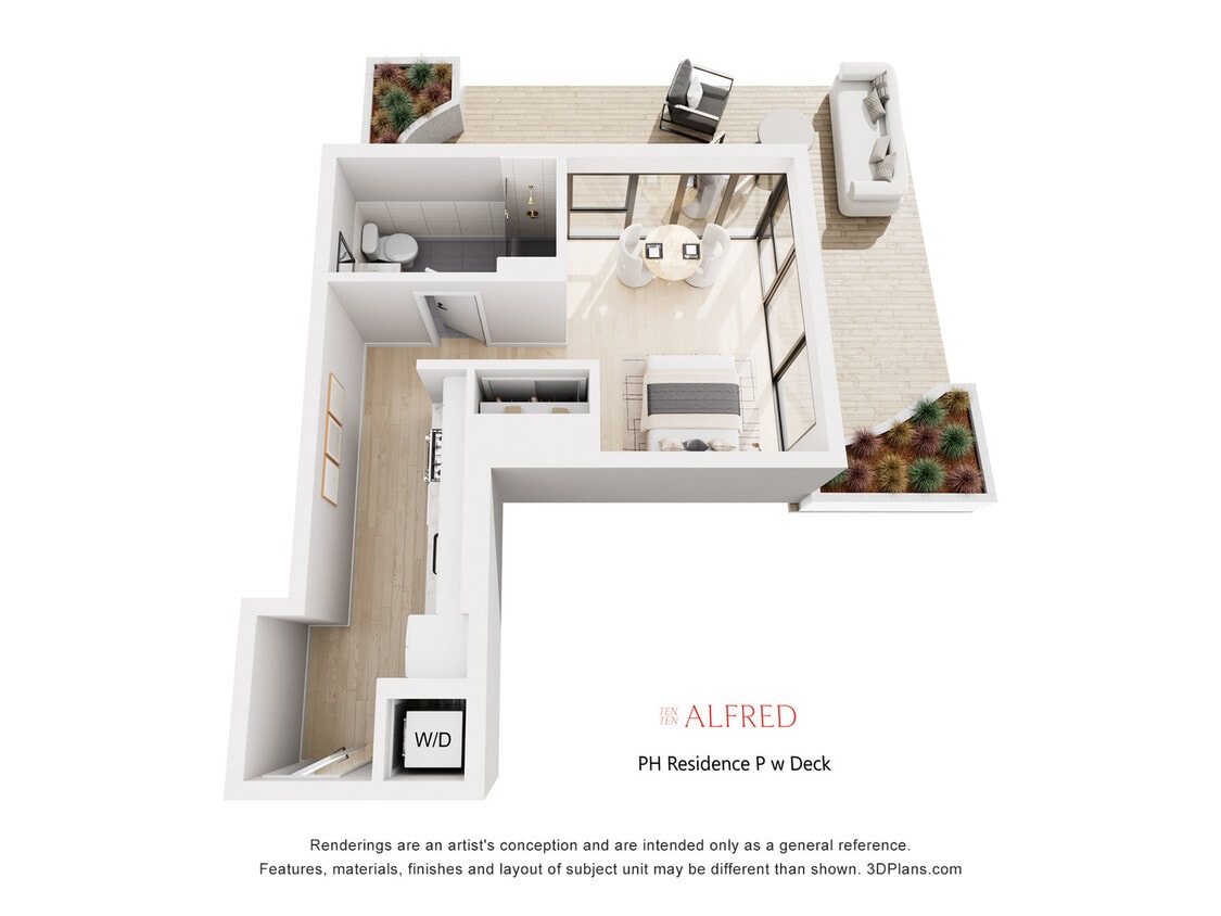 PH Residence P w Deck - Penthouse Residence P with Deck