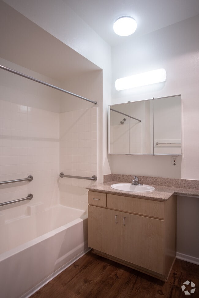 1BR, 1BA-574 SF - The Piedmont Senior Apartments