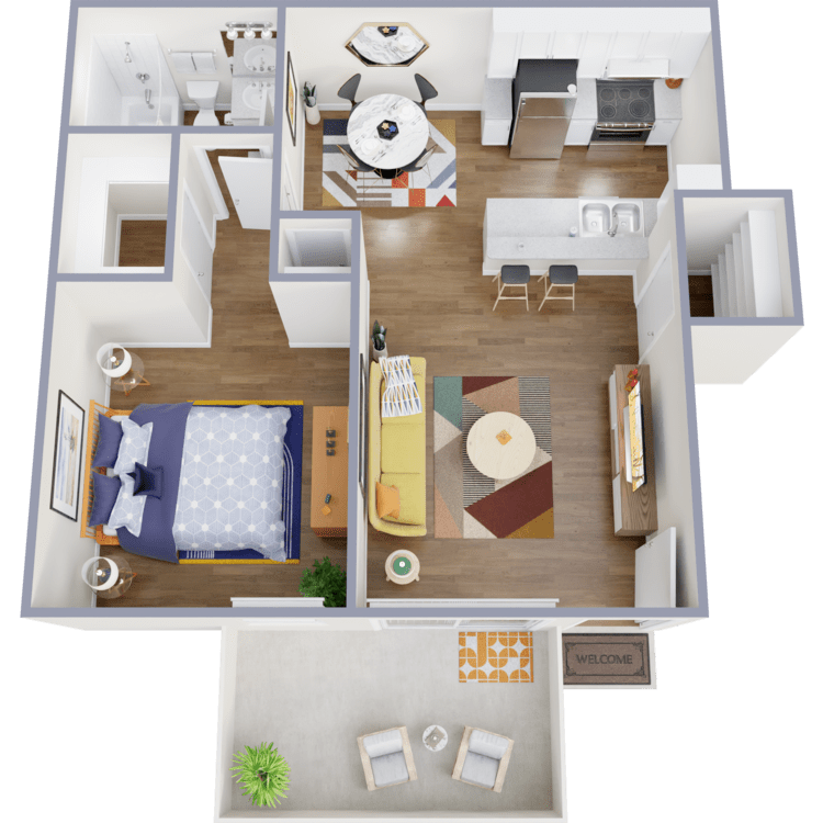 1x1x_Overhead_669405.png - One-Bedroom, One-Bathroom
