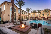 Resort-style pool and cabanas - AMLI Camarillo