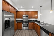 2BR, 2BA - 1400SF - Kitchen - Metro Art Sherman Oaks Luxury Living