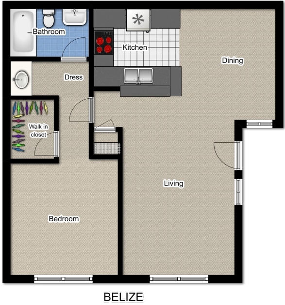 Belize - 1BR/1.0BA