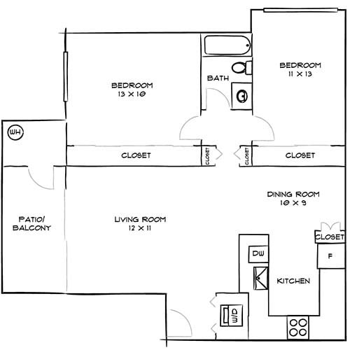 Floor Plan - The Colony Premier