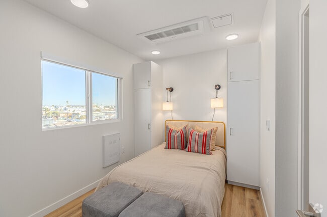 2BR, 2BA - 783SF - Bedroom - Canopy North Park