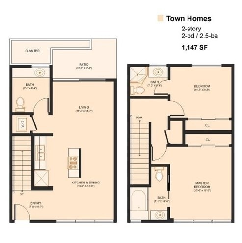 Floor Plan - Townhome A