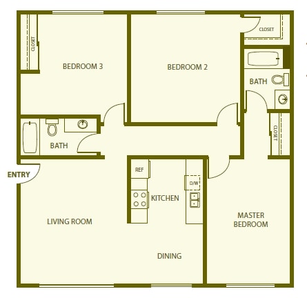 3BR/2BA - 3/2 ELECTRIC