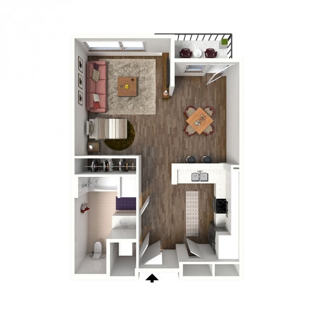 Onyx Glendale - SA - 1 Beds - 1 Baths - 610 Sq. ft. - SA