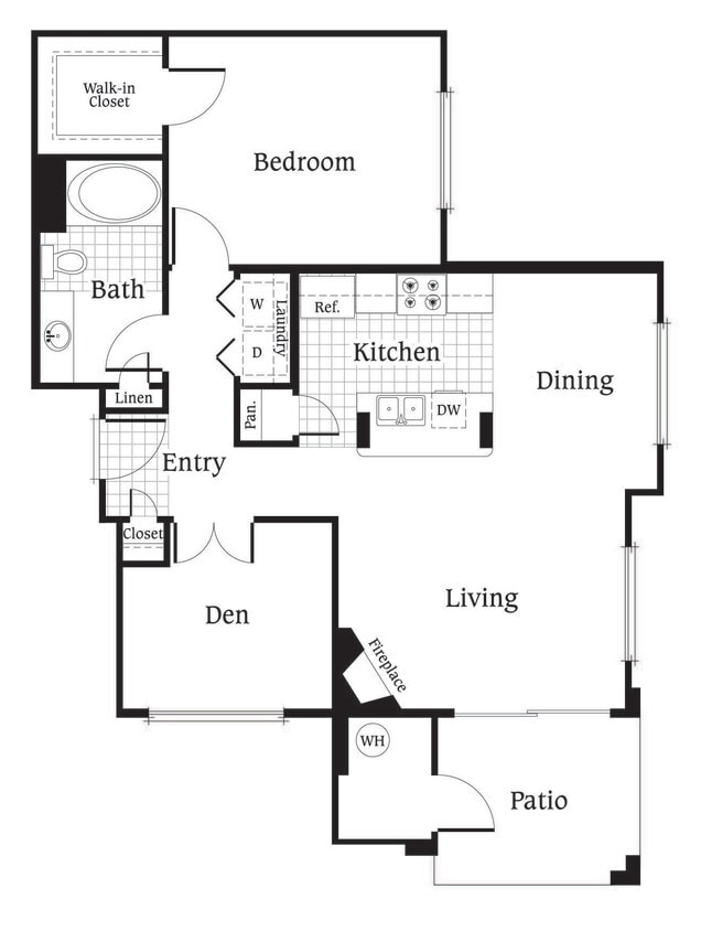Floor Plan - Birch Renovated