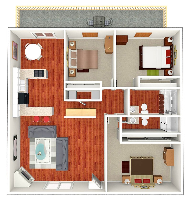 3BR/2BA - 32S