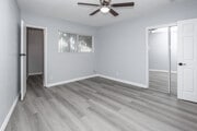 2BR, 1BA - 745SF - First Bedroom - Chanteclair Apartments