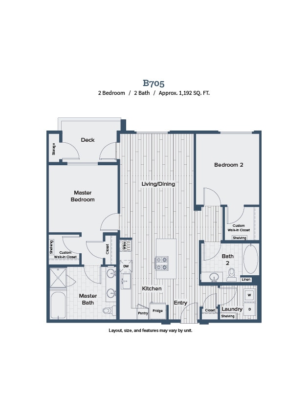Floor Plan - B705