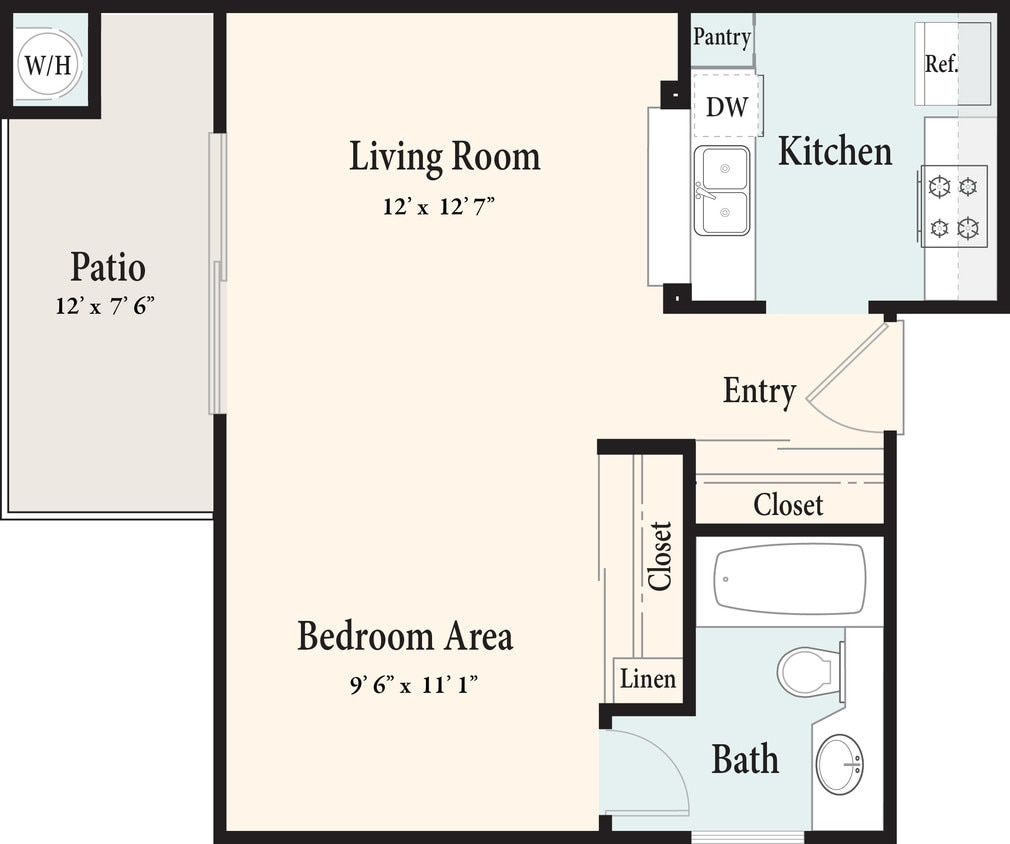 Floor Plan - The Huntington