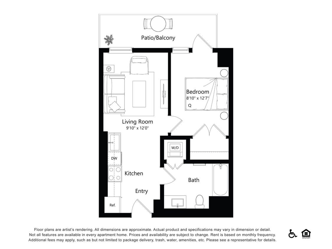 Floor Plan - 501-Broadway_1B4