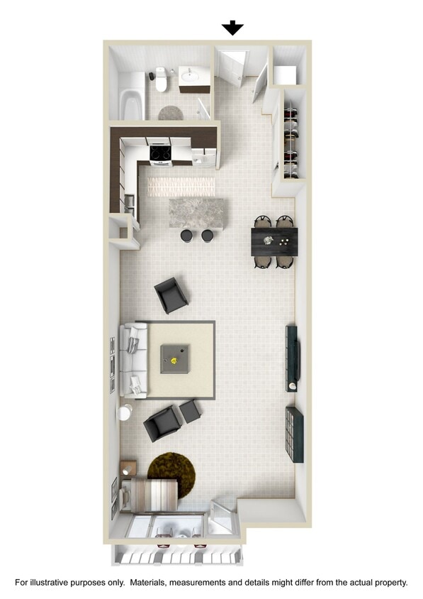 Floor Plan - TYPE E - PENTHOUSE