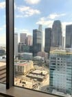 View from living room - 1100 Wilshire Blvd Condo Unit 2309
